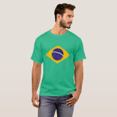 Brasilien-Flagge T-Shirt (Vorne ganz)