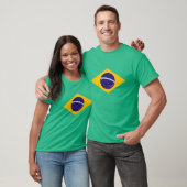 Brasilien-Flagge T-Shirt (Unisex)