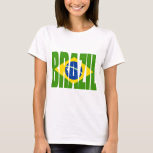 BRASILIEN-Flagge T-Shirt
