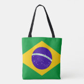 Brasilien-Flagge Tasche (Rückseite)