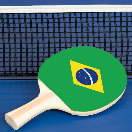 Brasilien-Flagge Tischtennis Schläger (InSitu)