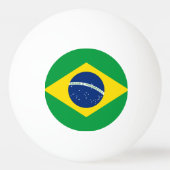 Brasilien-Flagge Tischtennisball (Rückseite)