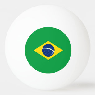 Brasilien-Flagge Tischtennisball