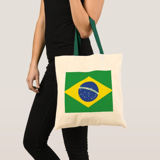 Brasilien-Flagge Tragetasche (Vorderseite (Produkt))
