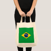 Brasilien-Flagge Tragetasche (Vorderseite (Produkt))