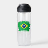 Brasilien-Flagge Trinkflasche (Rückseite)