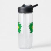 Brasilien-Flagge Trinkflasche (Links)