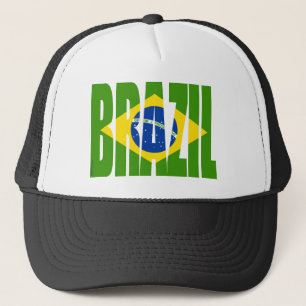 BRASILIEN-Flagge Truckerkappe