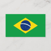 Brasilien-Flagge Visitenkarte (Vorderseite)