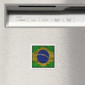 Brasilien, Flagge von Brasilien - Rio De Janeiro ( Magnet (In Situ (Geschirrspüler))