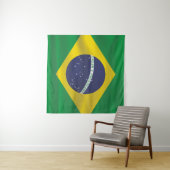 Brasilien-Flagge Wandteppich (Beispiel (Horizontal))