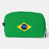 Brasilien-Flagge Waschbeutel (Vorderseite)