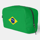 Brasilien-Flagge Waschbeutel (Rechte Ecke)