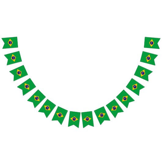 Brasilien-Flagge Wimpelkette (Alle)