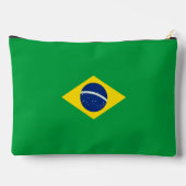 Brasilien-Flagge Zubehörtasche (Rückseite)
