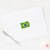 Brasilien Flaggen Aufkleber (Umschlag)