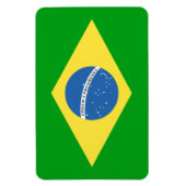 Brasilien-Flaggen-Design Magnet (Vertikal)