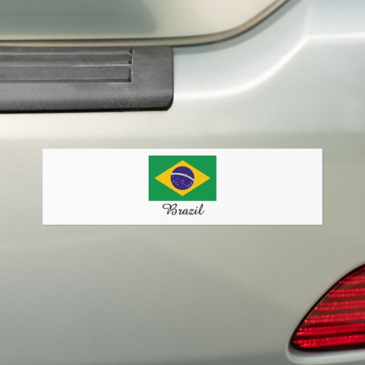 Brasilien-Flaggen-Entwurf Autoaufkleber (Auf Auto)