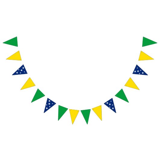 Brasilien Flaggenbanner Wimpelkette (Alle)