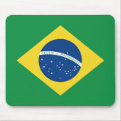 Brasilien Flaggenmousepad Mousepad (Vorne)