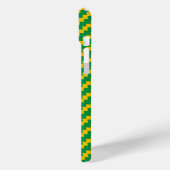 Brasilien-Flaggenmuster Case-Mate iPhone Hülle (Rückseite / Links)