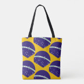 Brasilien-Flaggenmuster Tasche (Rückseite)