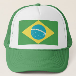 Brasilien-FlagHat Truckerkappe