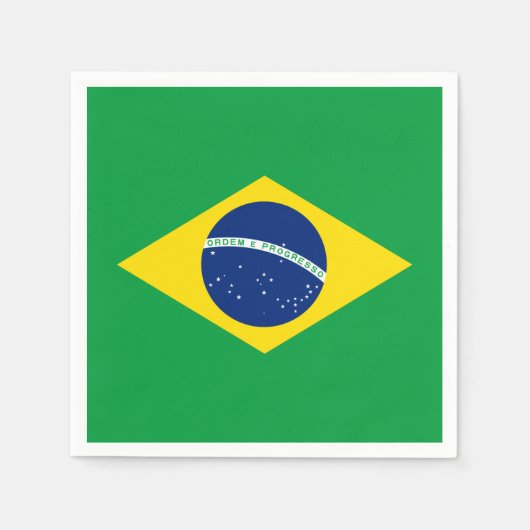 Brasilien FlagPaper Napkin Serviette (Vorderseite)