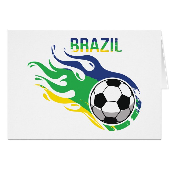 Brasilien-Fußball (Vorderseite (Horizontal))