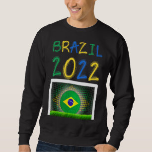 Brasilien Fußball 2022 Brasilianische Flagge Futeb Sweatshirt