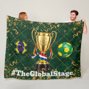 Brasilien Fußball   2026 Global Games Joga Bonito  Fleecedecke