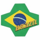 Brasilien Fußball & Brasilianische Flagge / Sport (Flach)
