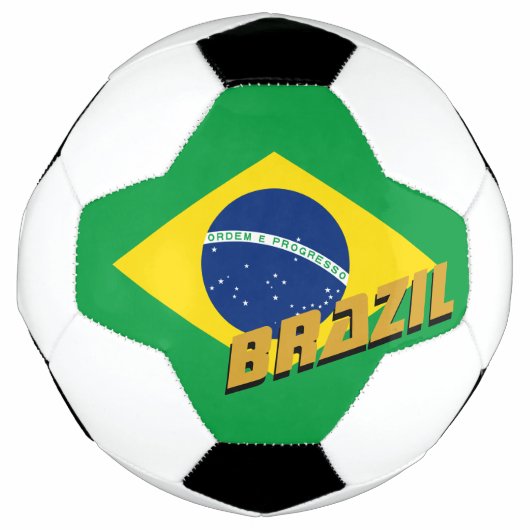 Brasilien Fußball & Brasilianische Flagge / Sport (Vorderseite)