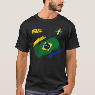 Brasilien Fußball Brasilianischer Fußball Brasilia T-Shirt