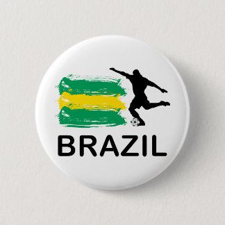 Brasilien-Fußball Button