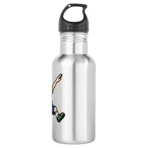 Brasilien Fußball Dab Junge Vintage Vector Shirt_1 Edelstahlflasche