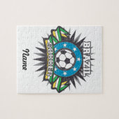 Brasilien-Fußball-Explosion Puzzle (Horizontal)