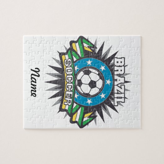 Brasilien-Fußball-Explosion Puzzle (Horizontal)