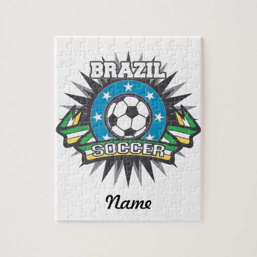 Brasilien-Fußball-Explosion Puzzle (Vertikal)