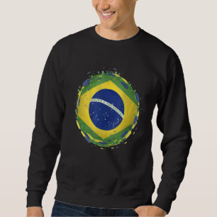 Brasilien Fußball Fußball Brasilianische Flagge 2 Sweatshirt