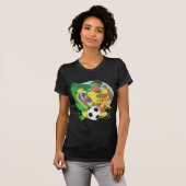 Brasilien-Fußball-Fußball T-Shirt (Vorne ganz)
