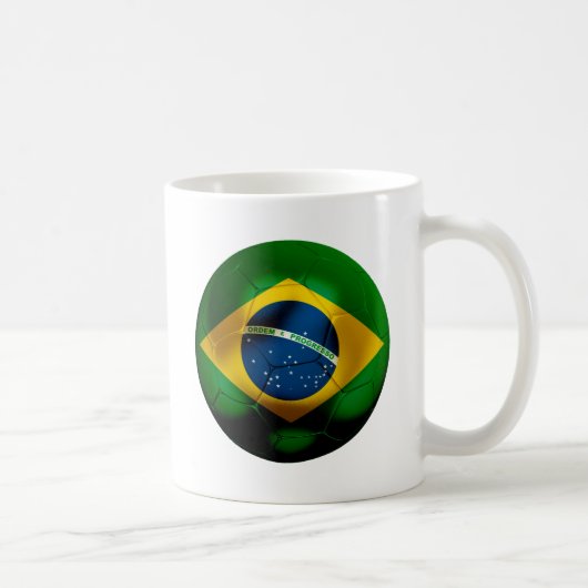 Brasilien-Fußball Kaffeetasse (Rechts)