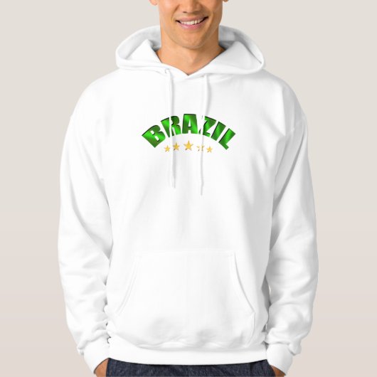 Brasilien-Fußball-Kapuzenpullis Hoodie (Vorderseite)