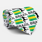 Brasilien-Fußball Krawatte (Gerollt)