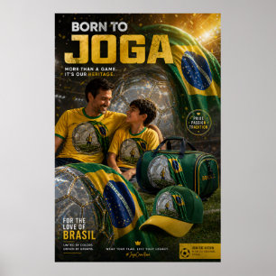 Brasilien Fußball Legacy Collection – Vater & Sohn Poster
