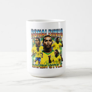 Brasilien Fußball Legende Vintage 90er Kaffeetasse