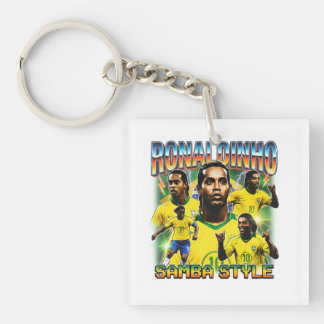 Brasilien Fußball Legende Vintage 90er Schlüsselanhänger