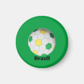 Brasilien Fußball Magnet (Vorne)