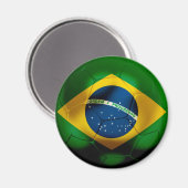 Brasilien Fußball Magnet (Vorderseite/Rückseite)