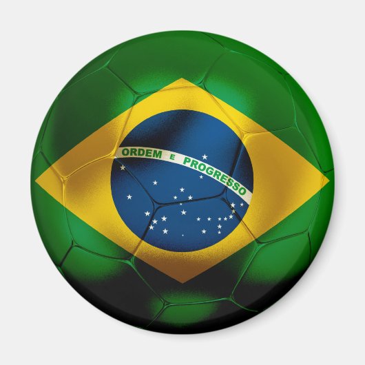 Brasilien Fußball Magnet (Vorne)
